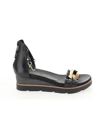 Mjus Sandales Compensées En Cuir