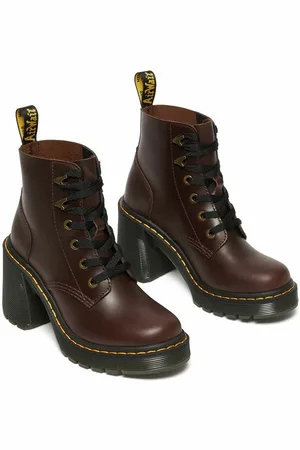 Dr. Martens Boots Lacées À Talon Jesy En Cuir Sendal