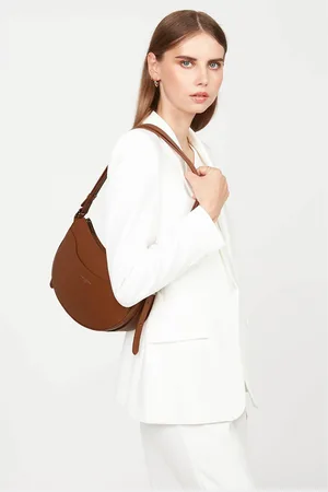 Lancaster Sac À Bandoulière Demi Lune Suave Ace