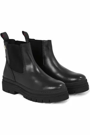 Tommy Hilfiger Bottines Chelsea Nautical En Cuir