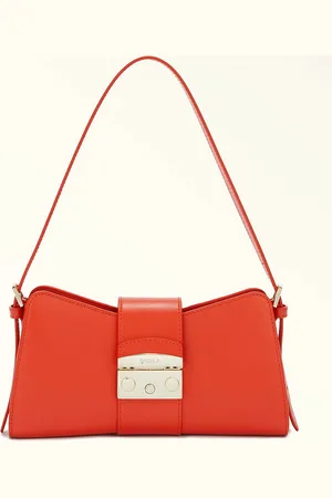 Furla Sac Porté Épaule En Cuir Taille Metropolis S