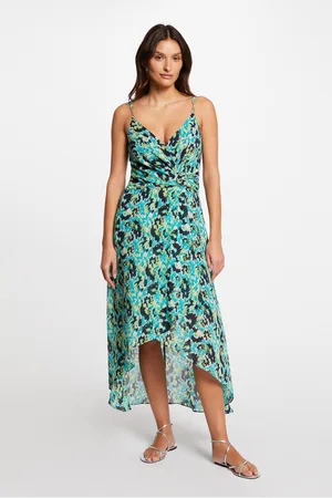 Morgan Robe Longue Cintrée Imprimée