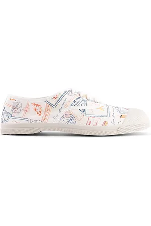 Bensimon Tennis À Lacets Timbre Paris