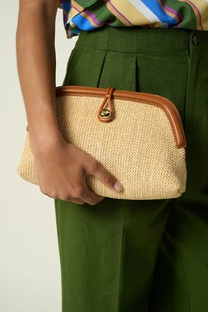 Petite Mendigote Sac En Raphia Summer