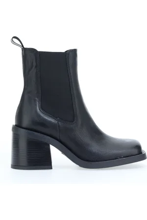 Mjus Bottines Élastiquées En Cuir Bout Carré