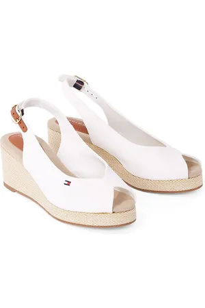 Tommy Hilfiger Sandales Compensées Slingback Flag