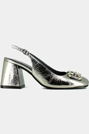 Jonak Escarpins Slingback En Cuir Double