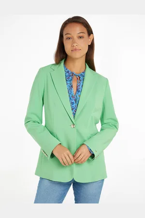 Tommy Hilfiger Veste Cintrée À Col Cranté