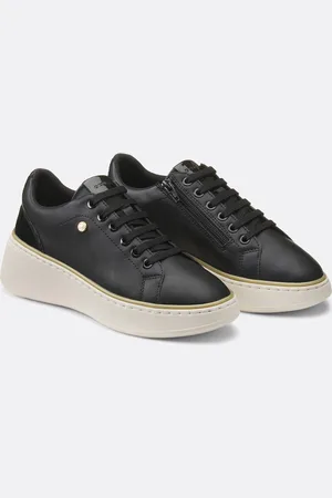 Geox Baskets Compensées En Cuir Sunnetty