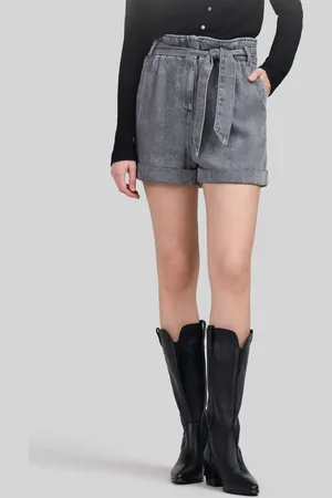 IKKS Short En Jean Lyocell Ceinturé