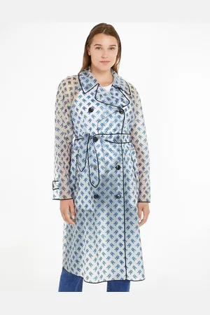 Tommy Hilfiger Trench Transparent Imprimé