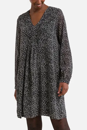 VERO MODA Robe Courte Imprimée Col V
