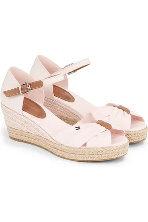 Tommy Hilfiger Sandales Open Toe À Talons Compensés