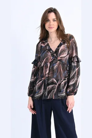Molly Bracken Blouse Imprimée À Volants