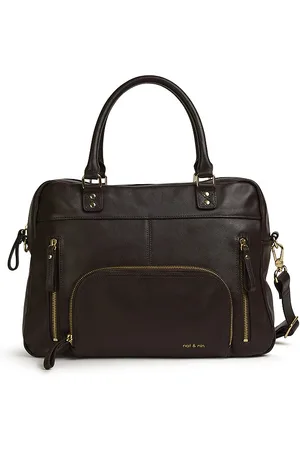 Nat & Nin Sac À Main Zippé Multipoche En Cuir Macy