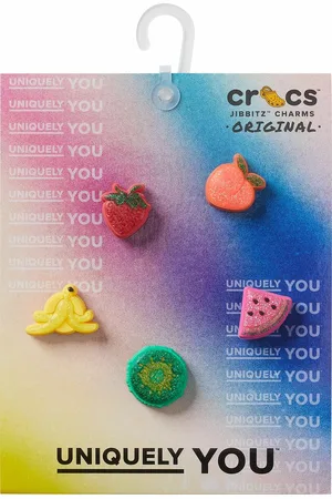 Crocs Lot De 5 Jibbitz Sparkle Glitter Fruits