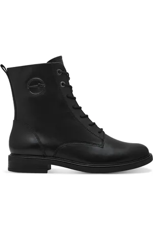 Tamaris Bottines À Lacets En Cuir