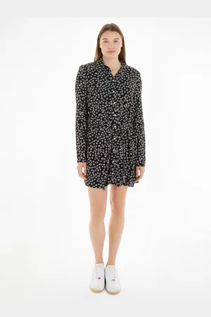 Tommy Hilfiger Robe Chemise Courte Fleurie