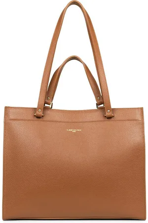Lancaster Sac Cabas Épaule Zippé Xl Foulonné Double