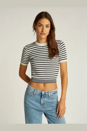 Tommy Hilfiger Pull Col Rond À Rayures