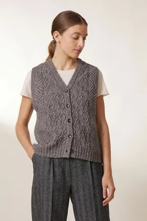 Leon & Harper Gilet Sans Manches Boutonné Mood