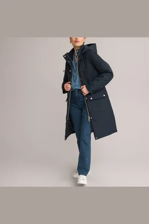ANNE WEYBURN Parka Mi-longue Fermeture Zippée Plein Hiver
