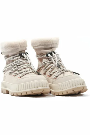 Palladium Boots Cuir Fourrées Pallashock Hiver