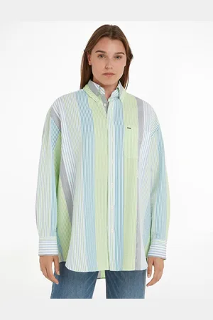 Tommy Hilfiger Chemise Rayée Ample Manches Longues