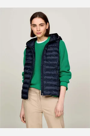Tommy Hilfiger Doudoune Sans Manches À Capuche