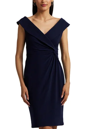 Ralph Lauren Robe Cocktail Courte Sans Manches Leonidas