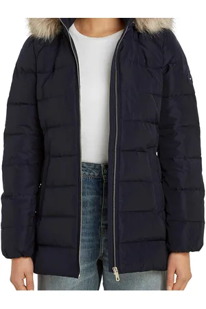 Tommy Hilfiger Doudoune Mi-longue Manches Longues À Capuche
