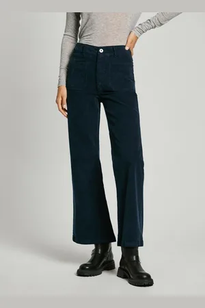 Pepe Jeans Pantalon Évasé En Velours Celia