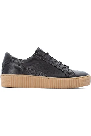 La Redoute Baskets Compensées En Cuir