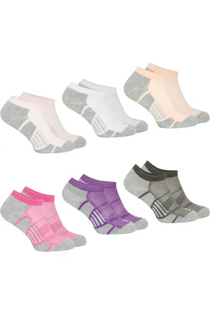 Wilson Lot de 6 paires de chaussettes ultra courtes femme Sport