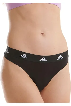 adidas Lot de 3 strings femme Coton Logo Adidas