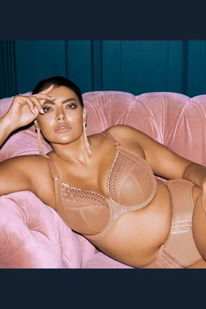 Elomi Soutien-gorge plongeant à armatures - Café au lait