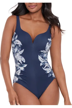 Miraclesuit Maillot 1 pièce classique minuit en nylon