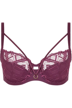 Chantelle Soutien-gorge armaturé très enveloppant - Grenat
