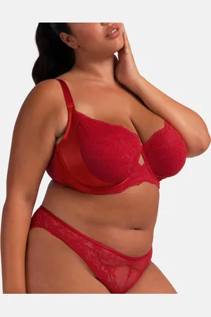 Dorina Culotte rouge en dentelle