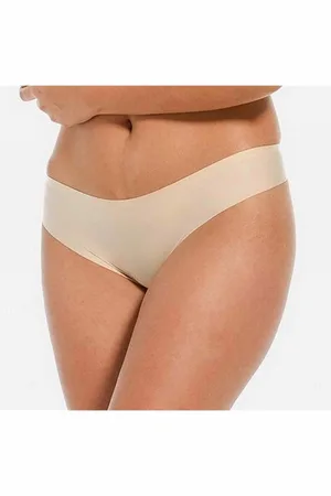 MAGIC Bodyfashion Lot de 2 Strings Invisibles beige