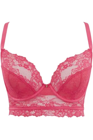Panache Soutien-gorge Plongeant Armatures en Tulle Transparent