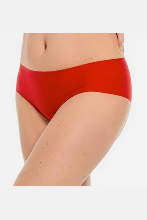 MAGIC Bodyfashion Lot de 2 Shorties invisibles - Rouge