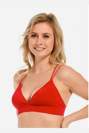 MAGIC Bodyfashion Soutien-gorge triangle sans armatures - Rouge
