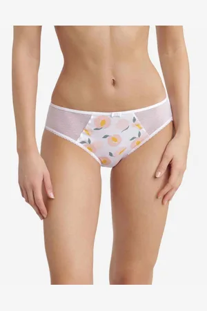 Dim Culotte Classique en coton imprimé pêche mignon