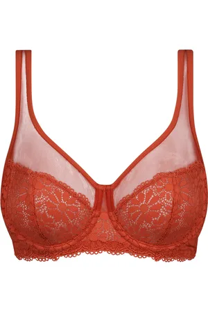 Dim Soutien-gorge emboitant rouge orangé