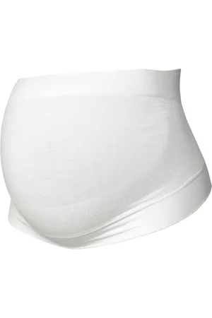 Cache Coeur Ceinture de maintien de grossesse blanche en coton