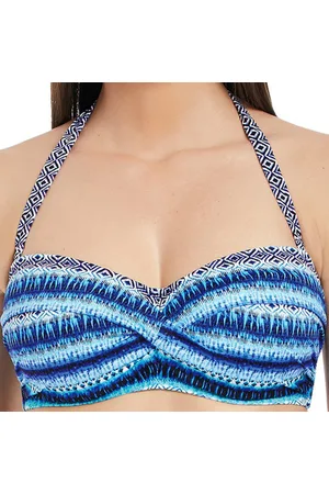 Fantasie Haut de maillot de bain bandeau twisté à armatures Imprimé