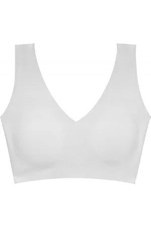 Dorina Bralette à coques fines sans armatures Bretelles Larges - Blanche