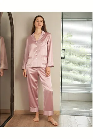 Lilysilk Pyjama en Soie Femme Liseré Contrastant