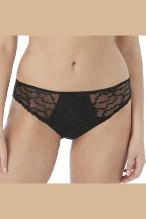 Fantasie Culotte classique ANA noire en nylon